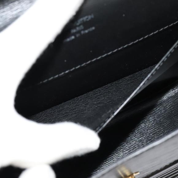 LOUIS VUITTON Epi Tilsitt Shoulder Bag Black M52482 LV Auth ep7891 - Picture 11 of 16